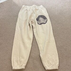 Boys Lie Beige Graphic Sweatpants